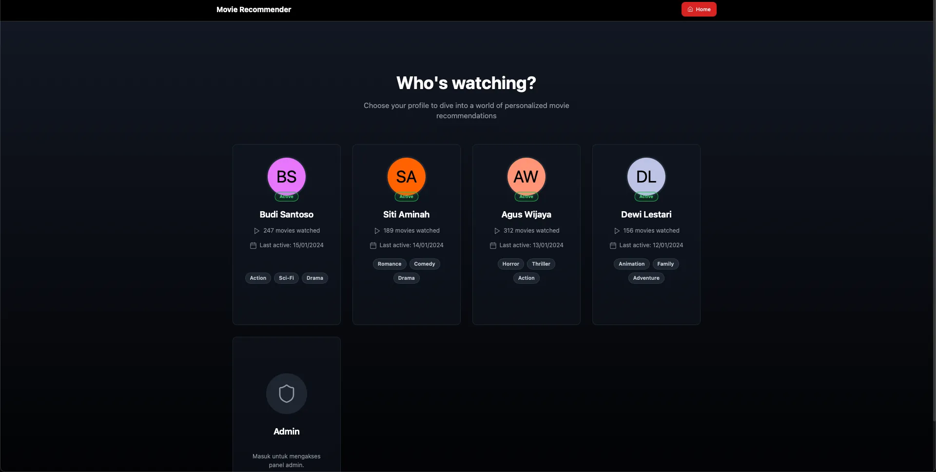 Personalized Movie Recommendation System